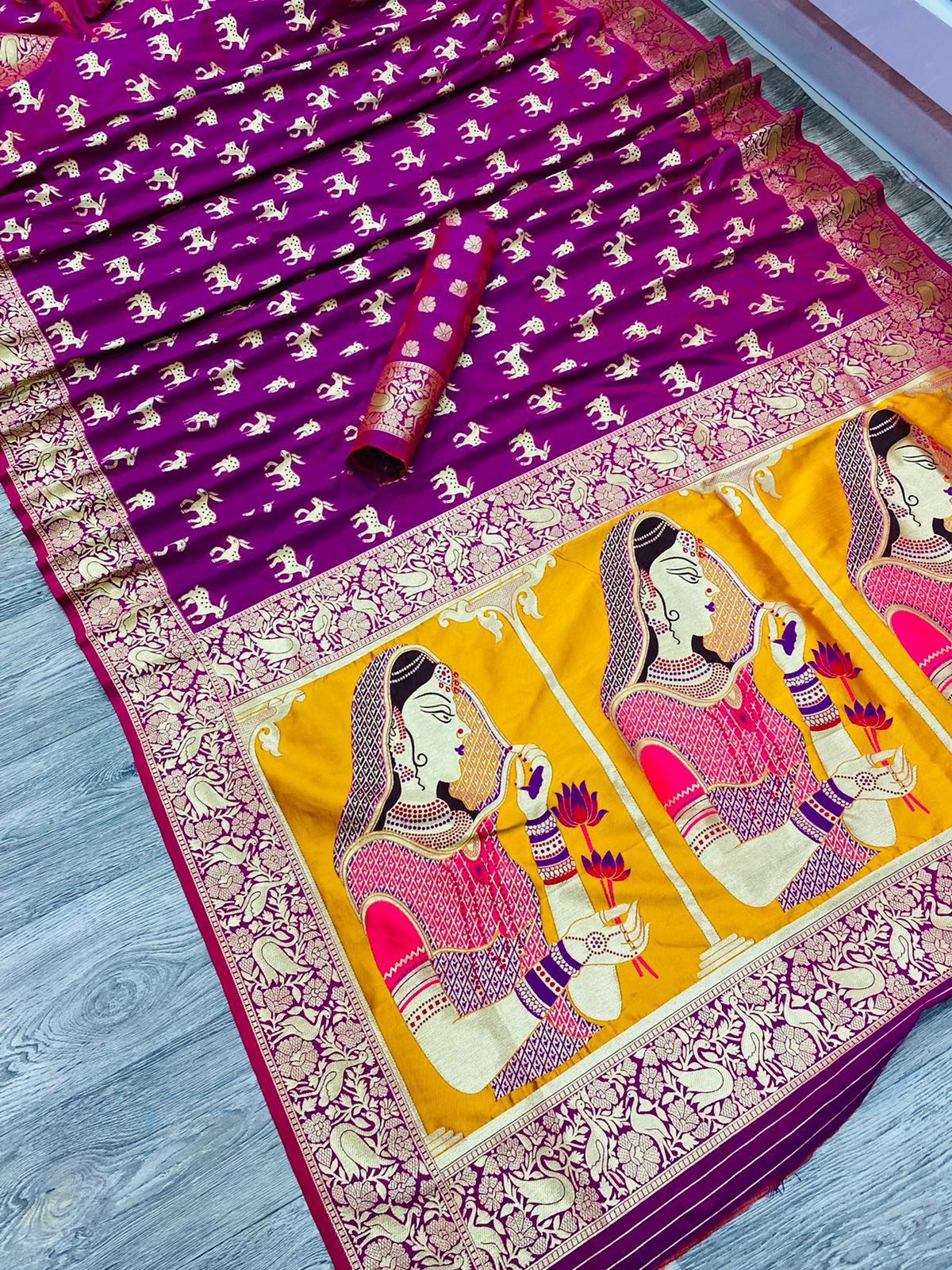 Banarasi Silk Saree – Soft Weave